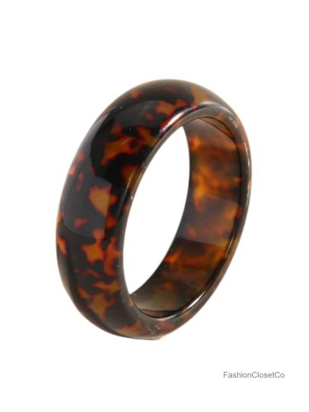Chunky Acrylic Resin Bangle Bracelets Women Cuff